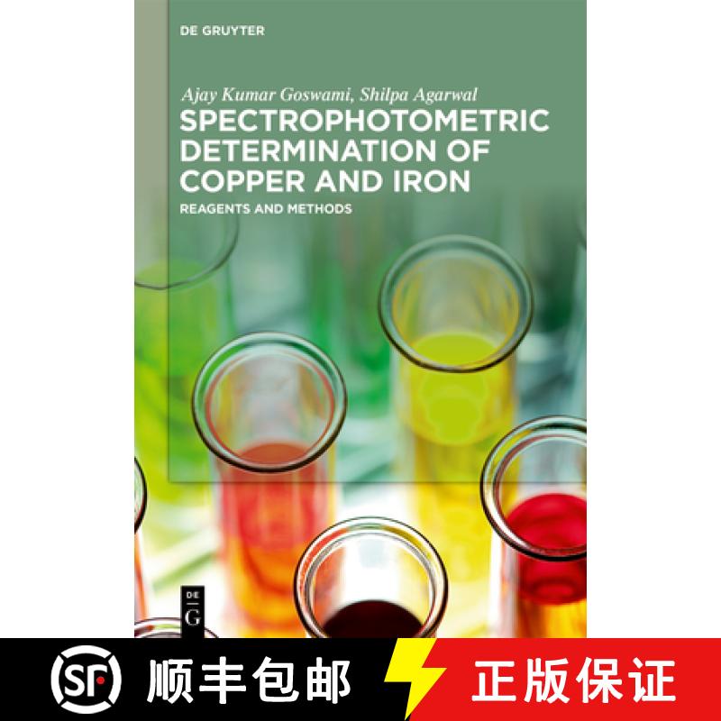 【2-3周达】Spectrophotometric Determination of Copper and Iron: Reagents and Methods [9781501521775]