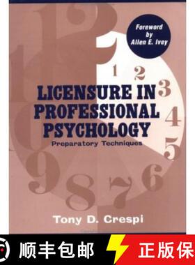 【3-4周达】Licensure In Professional Psychology: Preparatory Techniques [9781560323105]