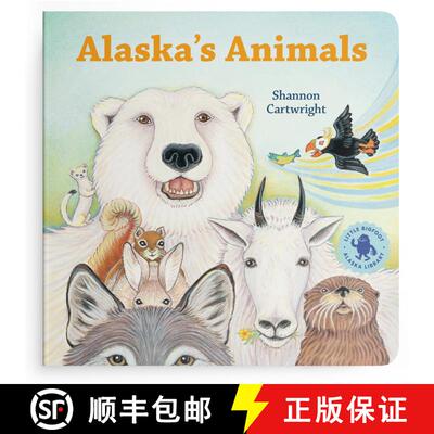【3-4周达】Alaska's Animals: An Alaska Board Book for Kids [9781632172600]