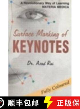 【3-4周达】Surface Marking of Keynotes: A Revolutionary Way of Learning Materia Medica [9788180567230]