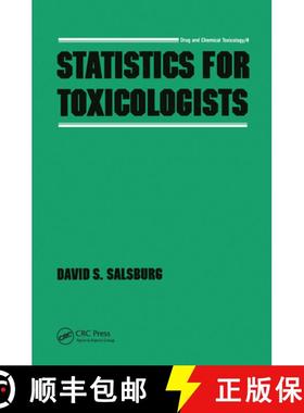 【3-4周达】Statistics for Toxicologists [9780367451608]