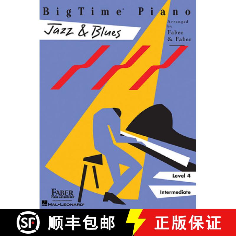 【3-4周达】Bigtime Piano Jazz & Blues - Level 4 [9781616770112]