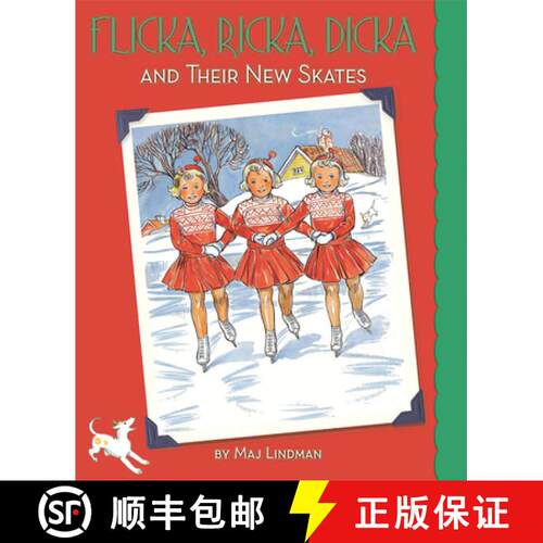 【3-4周达】精装 Flicka, Ricka, Dicka and Their New Skates [9780807524916]