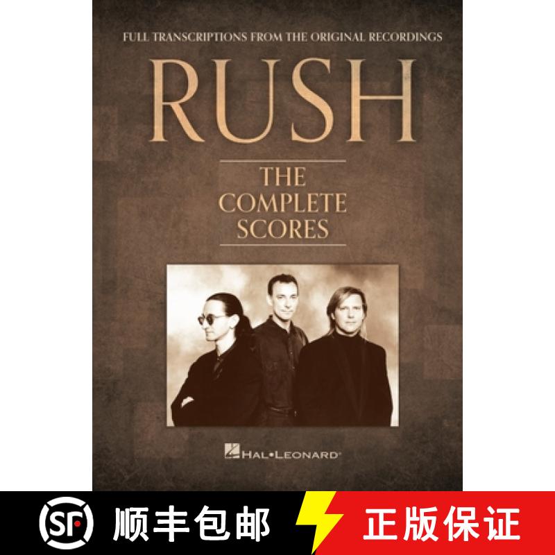 【3-4周达】Rush - The Complete Scores: Deluxe Hardcover Book with Protective Slip Case [9781705113998]