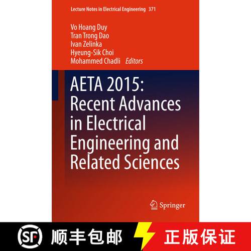 【3-4周达】精装 AETA 2015: Recent Advances in Electrical Engineering and Related Sciences (1st ed. 2016) [9783319272450]