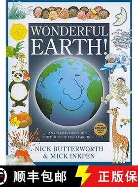 【3-4周达】Wonderful Earth - An interactive book for hours of fun learning: An Interactive Book for H... [9781846943140]