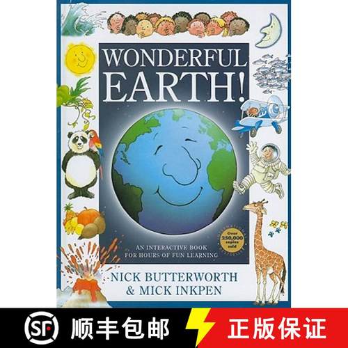【3-4周达】Wonderful Earth - An interactive book for hours of fun learning: An Interactive Book for H... [9781846943140]