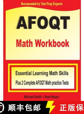 预订 AFOQT Math Workbook: Essential Learning Math Skills plus Two Complete AFOQT Math Practice Tests [9781646129997]