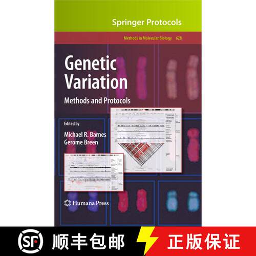 【3-4周达】精装 Genetic Variation : Methods and Protocols [9781603273664]