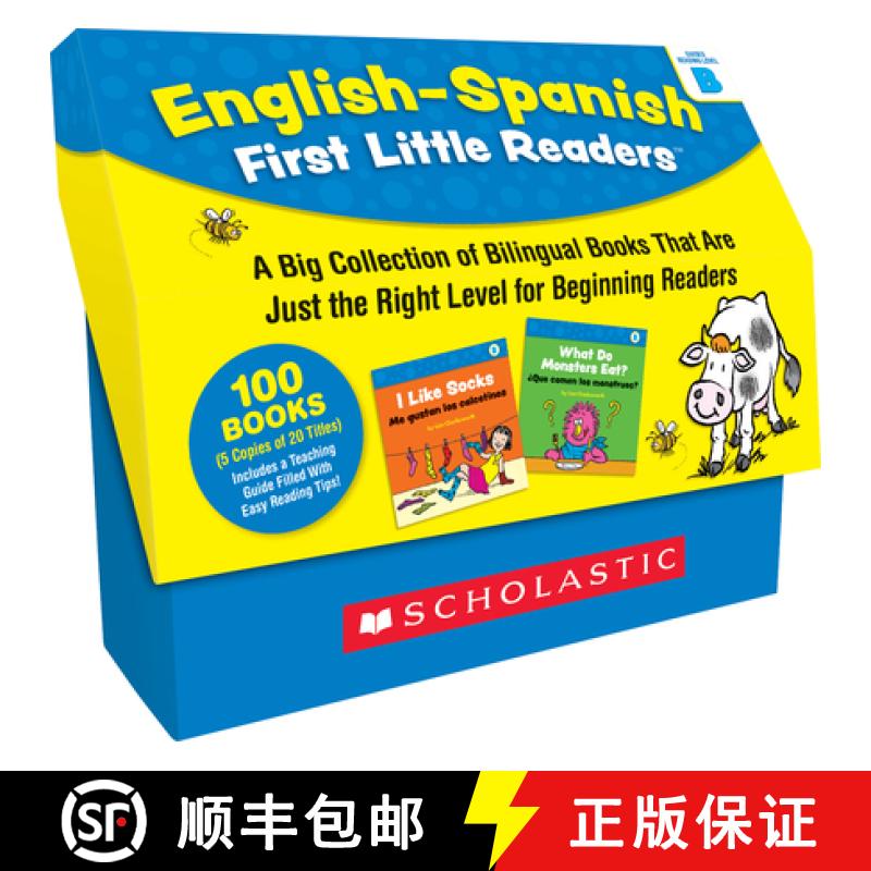 English-Spanish First Little Readers: Guided Reading Level B (Classroom Set): 25 Bilingual Books That... [9781338668049]