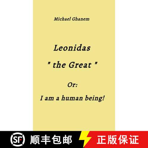 【3-4周达】精装 Leonidas the Great: I am a human being! [9783384831996]