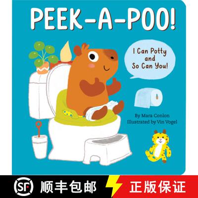 【3-4周达】精装 Peek-A-Poo! I Can Potty and So Can You! (Potty Training Board Book) [9781441339966]