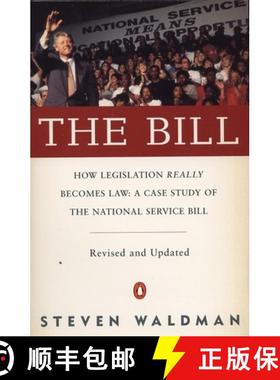预订 The Bill: How Legislation Really Becomes Law Case Stdy Natl Service Bill (REV & Updated) [9780140233049]