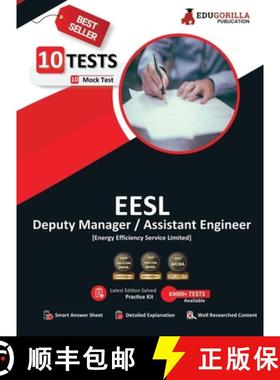 【3-4周达】EESL Deputy Manager/Assistant Manager Recruitment Exam 2023 - 10 Full Length Mock Tests (1... [9789390257485]