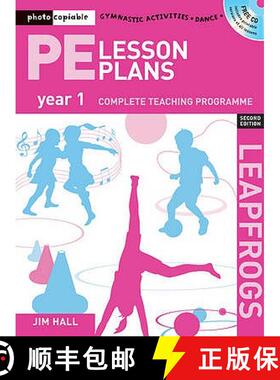 预订 PE Lesson Plans Year 1: Photocopiable gymnastic activities, dance and games teaching programmes [9781408109960]