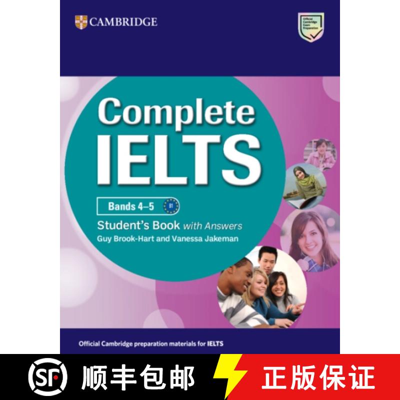 【3-4周达】Complete IELTS Bands 4–5 Student's Book with Answers [9781009683623]图片