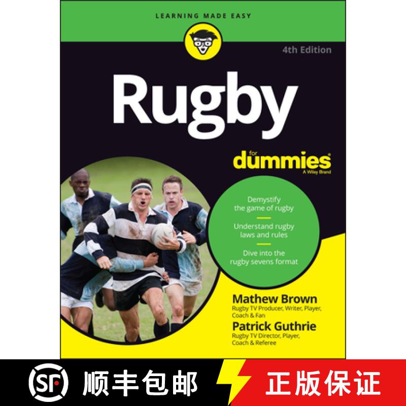 【3-4周达】Rugby For Dummies, 4th Edition [9781394170548]