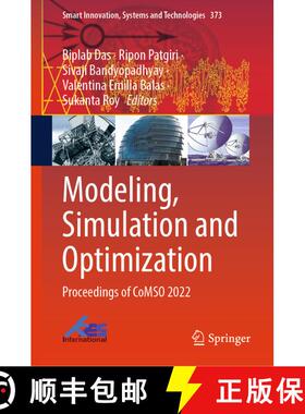 【3-4周达】Modeling, Simulation and Optimization: Proceedings of CoMSO 2022 [9789819968657]