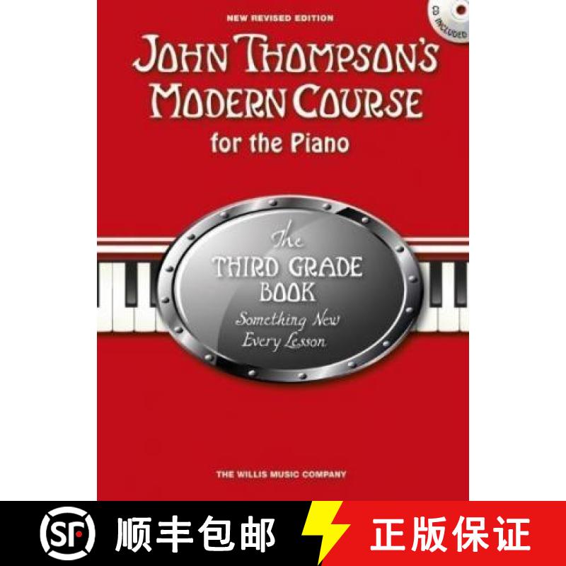 【2-3周达】John Thompson's Modern Course for the Piano 3 & CD: Revised Edition [9781849388863]