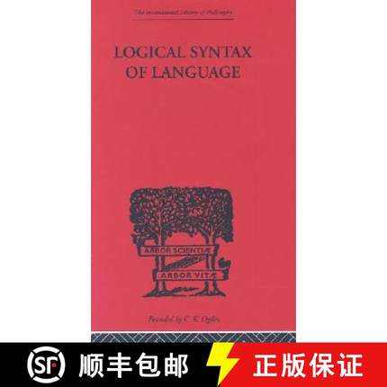 【3-4周达】LOGICAL SYNTAX LANG   ILPHIL39 [9780415225533]