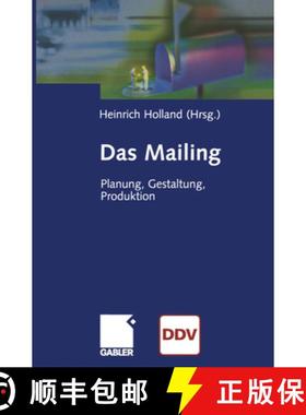 【3-4周达】Das Mailing: Planung, Gestaltung, Produktion [9783322824448]