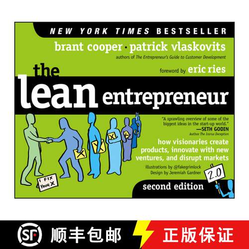 【3-4周达】The Lean Entrepreneur, Second Edition: How Visionaries Create Products, Innovate With New ... [9781119095033]
