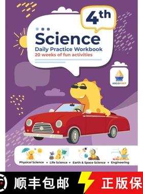 【3-4周达】4th Grade Science: Daily Practice Workbook 20 Weeks of Fun Activities (Physical, Life, Ear... [9781962936163]