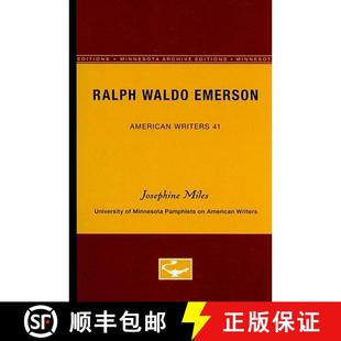 University W... Minnesota American Emerson Writers Ralph 4周達 9780816603336 Pamphlets Waldo