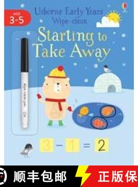 【3-4周达】Early Years Wipe-Clean Starting to Take Away [9781474968423]