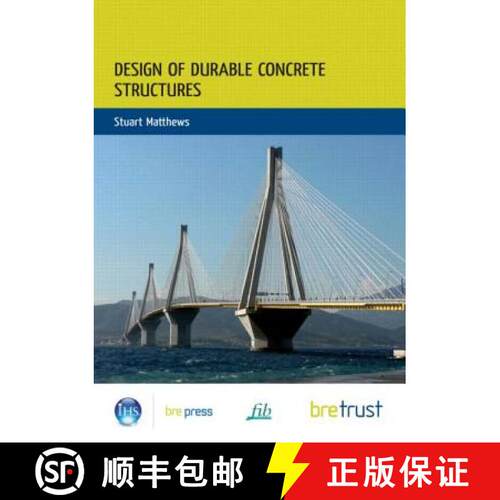 【3-4周达】精装 Design of Durable Concrete Structures (FB 70) [9781848061750]