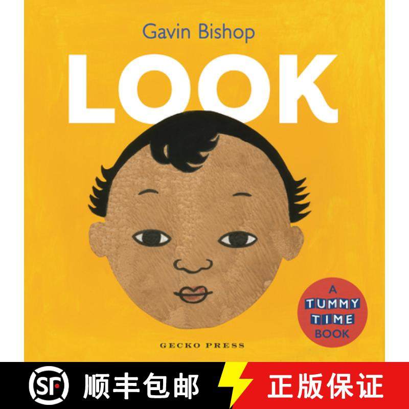 【3-4周达】Look: A Tummy Time Book [9781776575015]