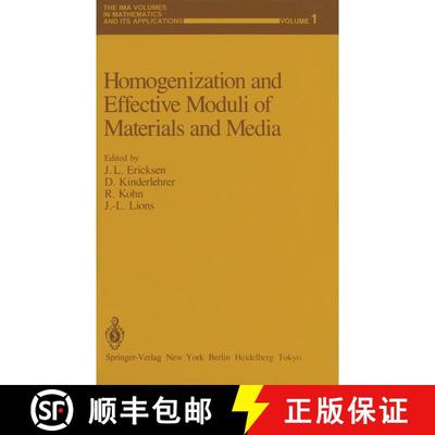 【3-4周达】Homogenization and Effective Moduli of Materials and Media [9781461386483]