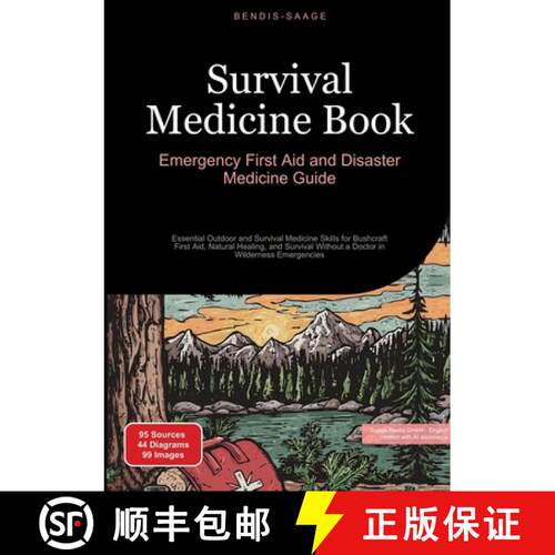 【3-4周达】Survival Medicine Book: Emergency First Aid and Disaster Medicine Guide:Essential Outdoor ... [9783384530233]