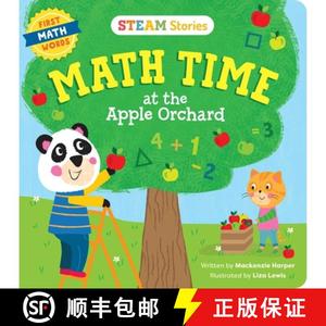 【3-4周达】Steam Stories Math Time at the Apple Orchard! (First Math Words): First Math Words [9781953344731]