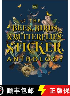 【3-4周达】The Bees, Birds & Butterflies Sticker Anthology : With More Than 1,000 Vintage Stickers [9780241535189]