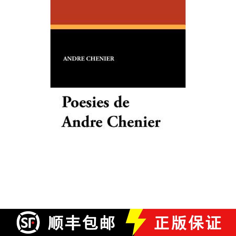 【2-3周达】Poésies de André Chénier [9781434431592]