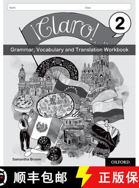 【3-4周达】¡Claro! 2 Grammar, Vocabulary and Translation Workbook (Pack of 8): Get Revision with Res... [9780198425663]