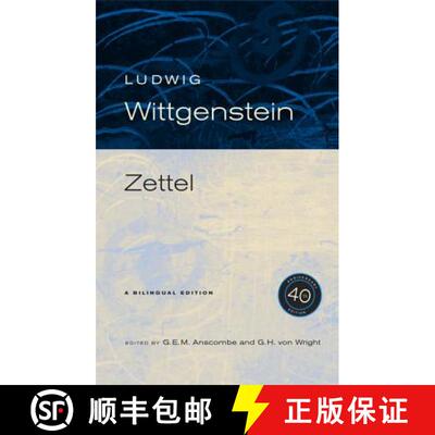【3-4周达】Zettel, 40th Anniversary Edition (First Edition) [9780520252448]