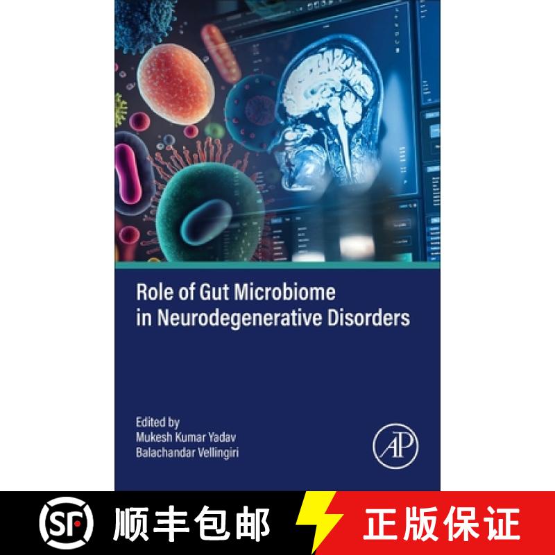 【3-4周达】Role of Gut Microbiome in Neurodegenerative Disorders [9780443299322]