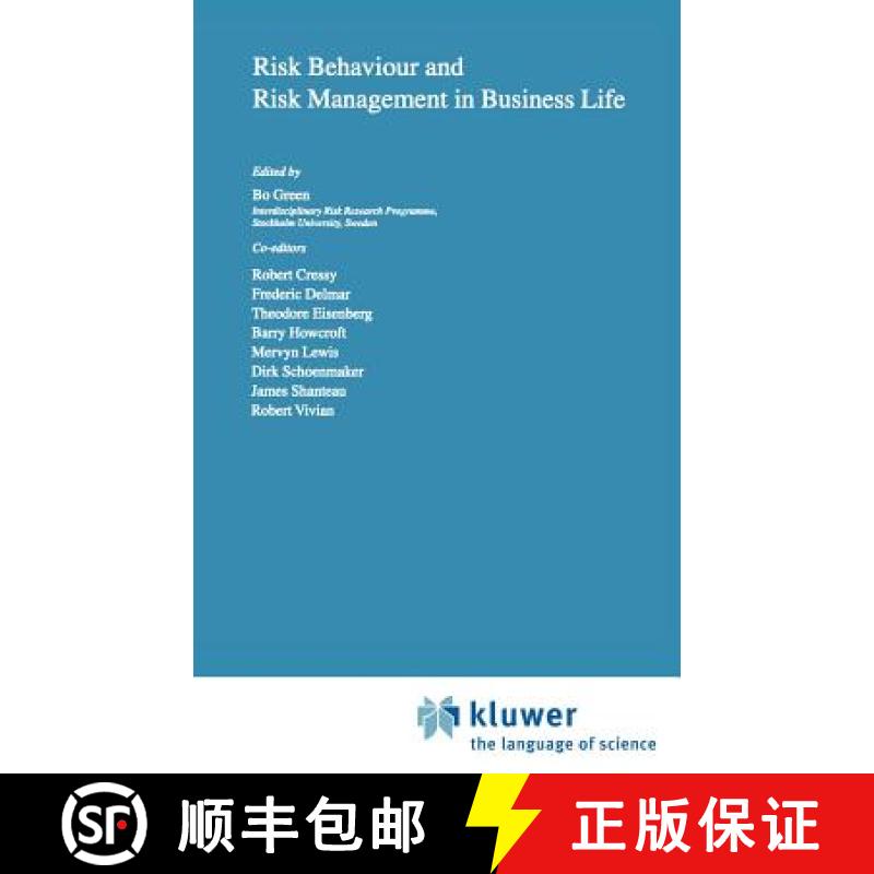 【3-4周达】Risk Behaviour and Risk Management in Business Life [9780792358688]