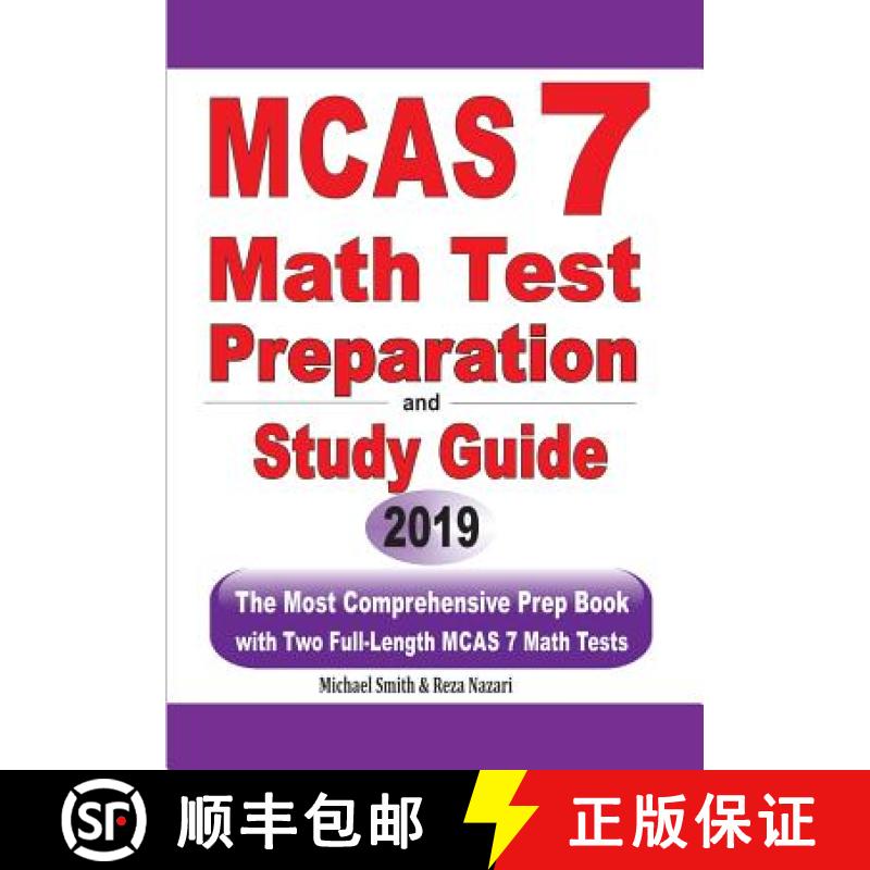 【3-4周达】MCAS 7 Math Test Preparation and Study Guide : The Most Comprehensive Prep Book with Two F... [9781646125470]