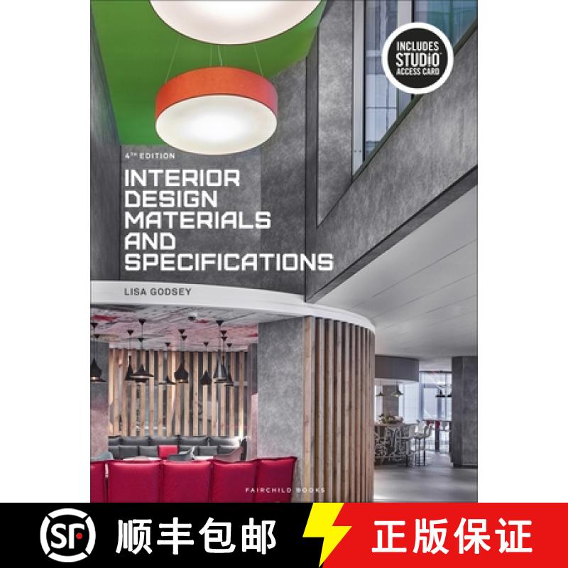 【3-4周达】Interior Design Materials and Specifications : Bundle Book + Studio Access Card [9781501360893]