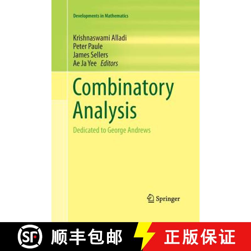 【3-4周达】Combinatory Analysis : Dedicated to George Andrews [9781489988355]