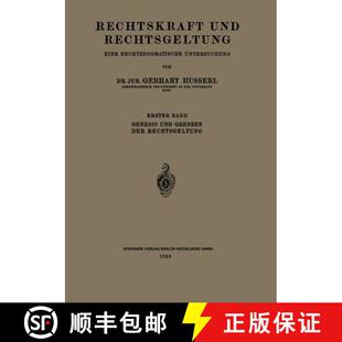 Rechtskraft 9783662319031 U... Untersuchung 4周达 Erster Rechtsgeltung Und Genesis Eine Band Rechtsdogmatische
