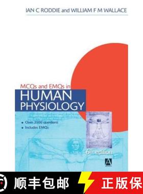 【3-4周达】MCQs & EMQs in Human Physiology, 6th edition: With Answers and Explanatory Comments [9780340811917]