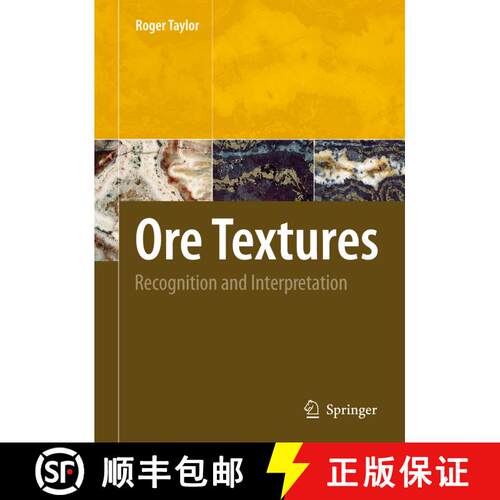 【3-4周达】精装 Ore Textures: Recognition and Interpretation [9783642017827]
