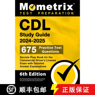 【3-4周达】CDL Study Guide 2024-2025 - 675 Practice Test Questions, Secrets Prep Book for the Commerc... [9781516725380]
