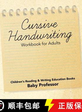 【3-4周达】Cursive Handwriting Workbook for Adults : Children's Reading & Writing Education Books [9781683263753]