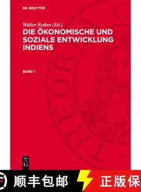 【3-4周达】Die Ökonomische Und Soziale Entwicklung Indiens. Band 1 [9783112704202]