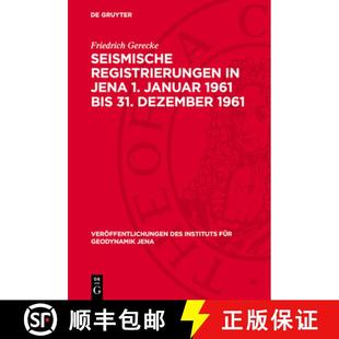 1961 Seismische 预订 bis 9783112757307 Dezember Registrierungen Jena 31. Januar